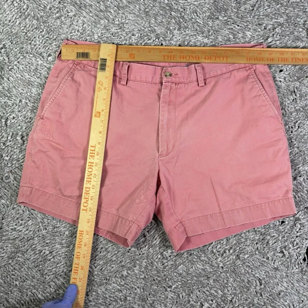 Polo Ralph Lauren Chino Shorts Men 38 Classic Fit 6 Inch Inseam Pink Preppy Golf